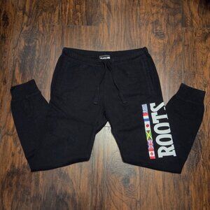 Black International Flag Jogger Sweatpants Size M